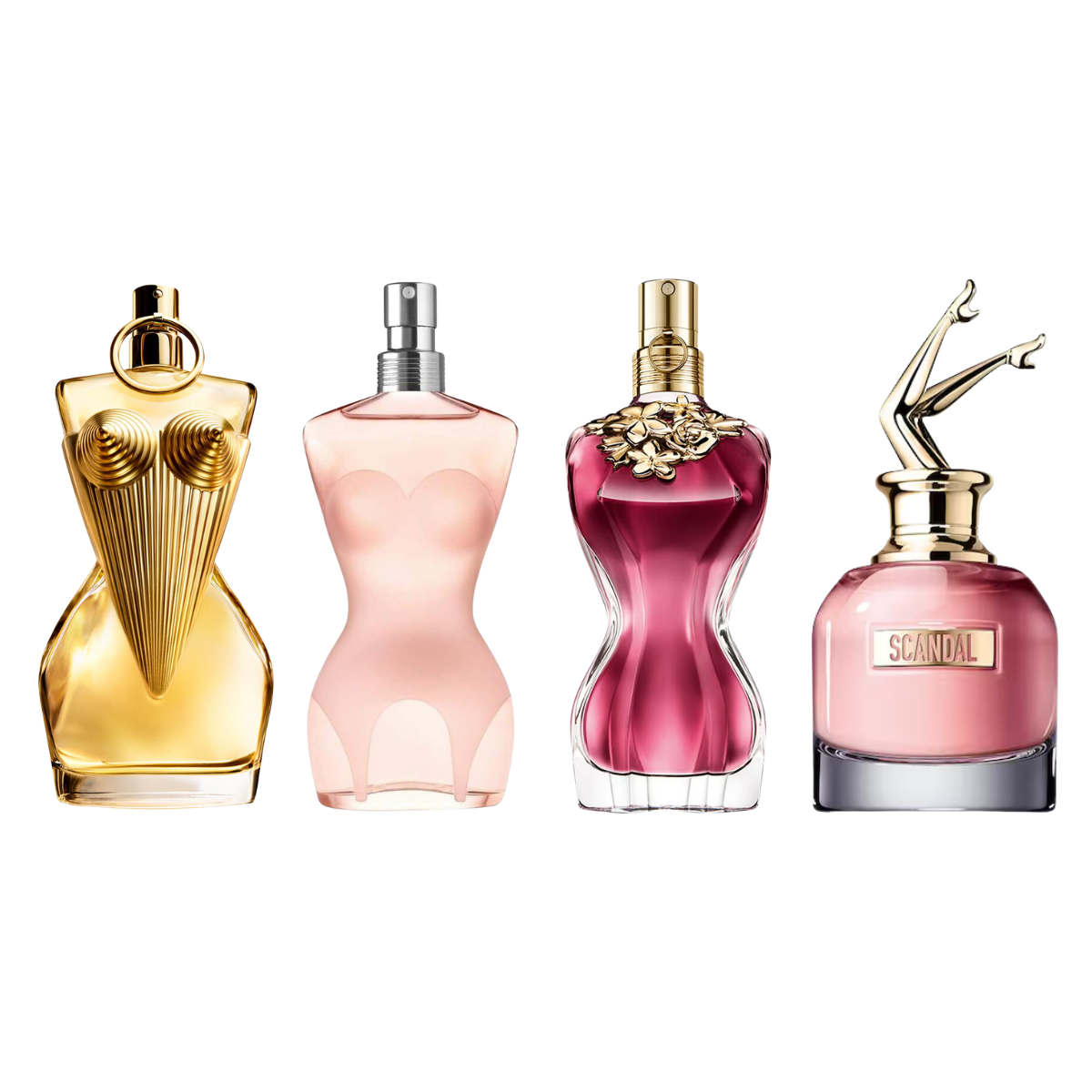 Jean Paul Gaultier Women's Perfume Jean Paul Gaultier Miniatures Eau De Parfum Women's Gift Set 4 x 6ml (La Belle + Scandal + Classique + Divine)
