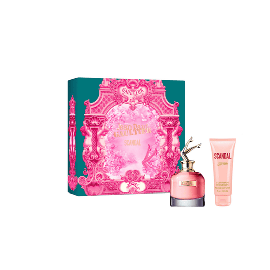 Jean Paul Gaultier Women's Perfume Jean Paul Gaultier Scandal Eau de Parfum Women's Perfume Gift Set Spray (50ml) with Body Lotion