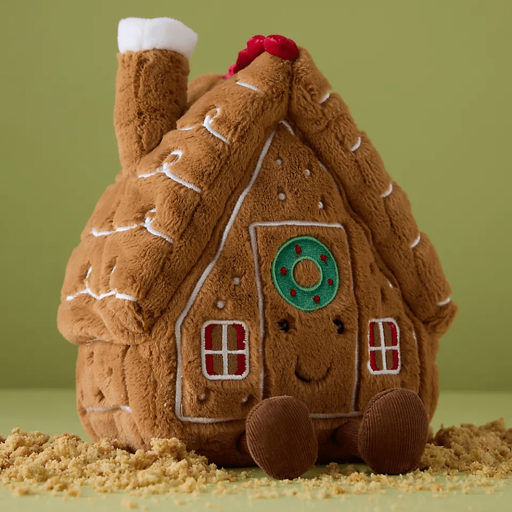 Jellycat Amuseables Gingerbread House Soft Toy | Perfume Direct®