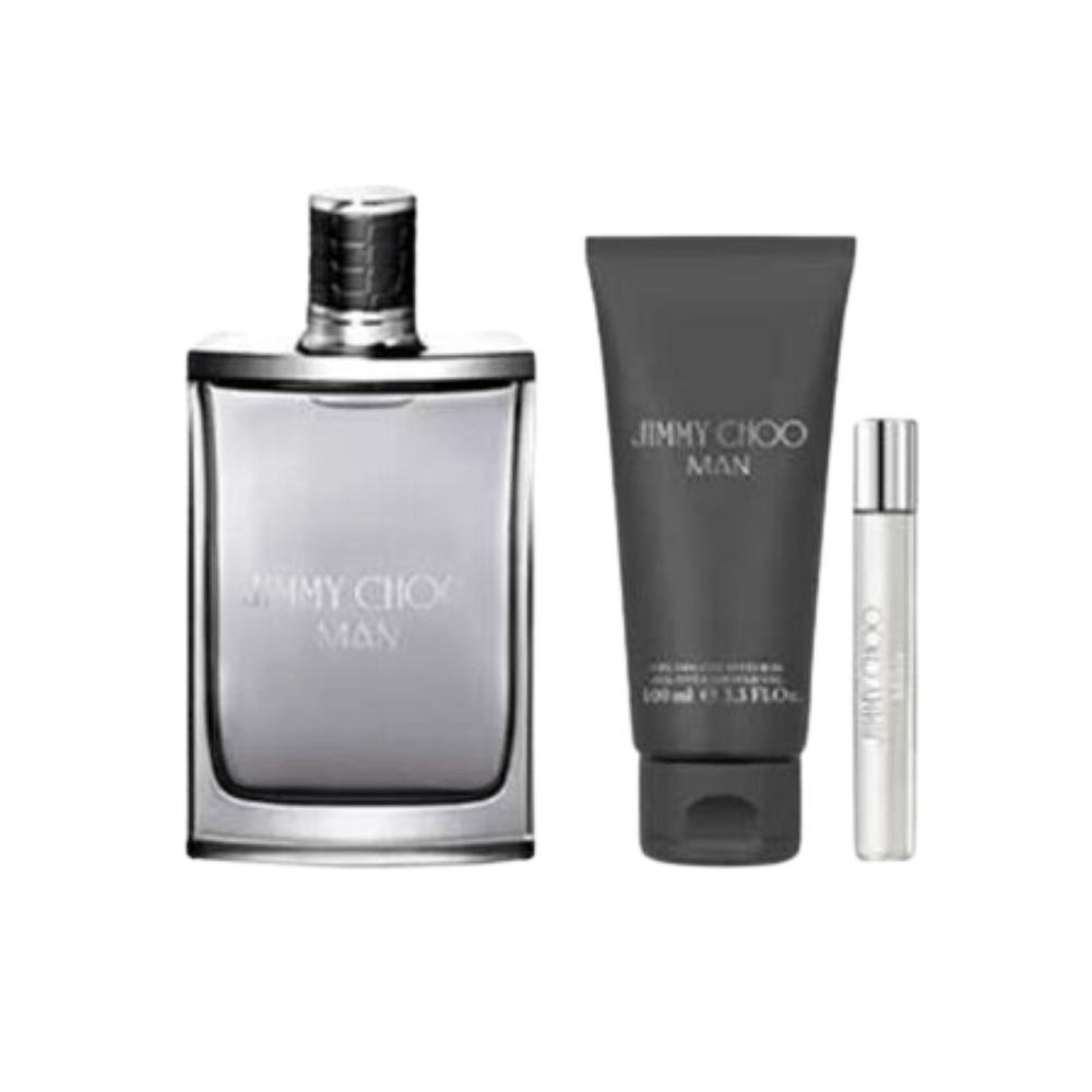 Jimmy Choo Men's Aftershave Jimmy Choo Man Aftershave Gift Set (100ml EDT + 100ml Shower Gel + 7.5ml EDT)