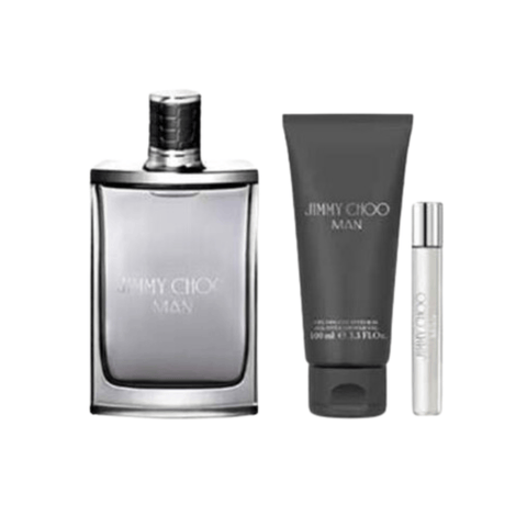 Jimmy Choo Men's Aftershave Jimmy Choo Man Aftershave Gift Set (100ml EDT + 100ml Shower Gel + 7.5ml EDT)