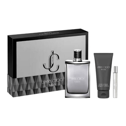 Jimmy Choo Men's Aftershave Jimmy Choo Man Aftershave Gift Set (100ml EDT + 100ml Shower Gel + 7.5ml EDT)