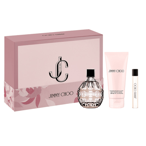Jimmy Choo Women's Perfume Jimmy Choo Women's Perfume Gift Set (100ml EDP + 100ml Body Lotion + 7.5ml EDP)