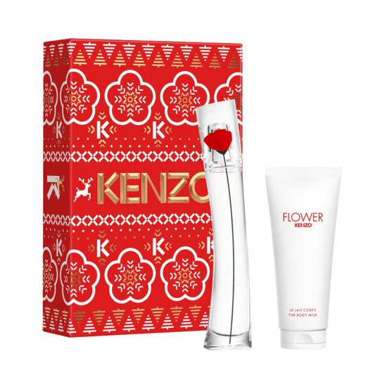 Kenzo Women's Perfume Kenzo Flower Eau de Parfum Women's Gift Set (30ml + 75ml Body Lotion)