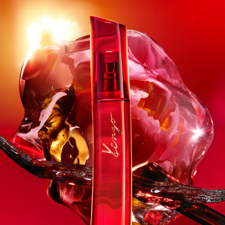 Kenzo Women's Perfume Kenzo Flower Le Rouge Flower Eau de Parfum Women's Perfume Spray (30ml, 50ml, 100ml)