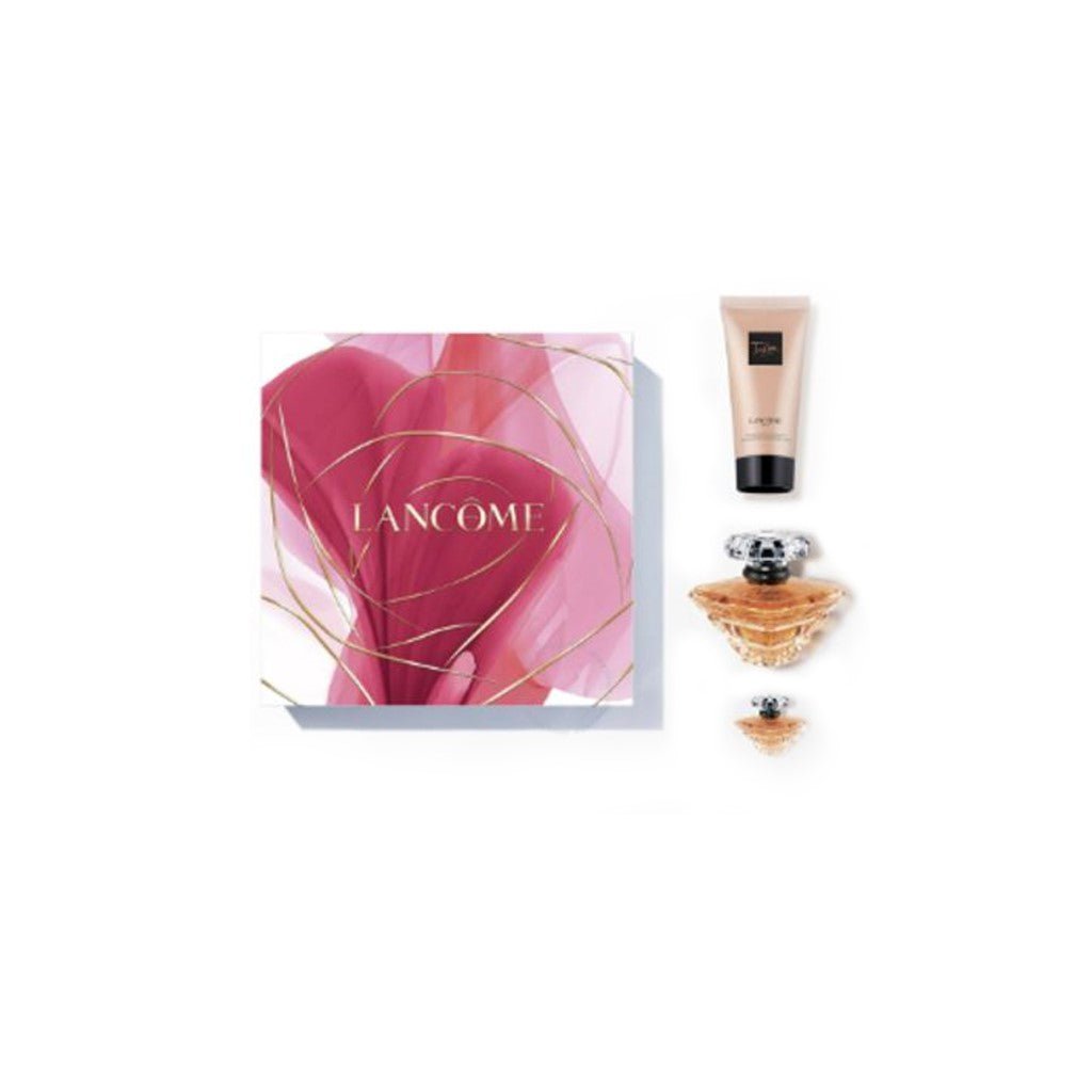 Lancome Women's Perfume Lancome Tresor Eau de Parfum Women's Perfume Gift Set Spray (30ml) with Body Lotion & 7.5ml EDP