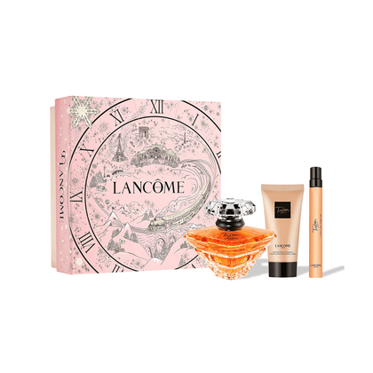 Lancome Women's Perfume Lancome Tresor Eau de Parfum Women's Perfume Gift Set Spray (50ml) with Body Lotion & 10ml EDP