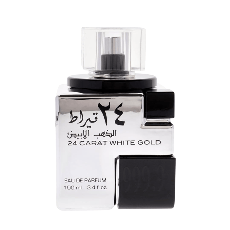 Lattafa Unisex Perfume Lattafa 24 Carat White Gold Eau de Parfum Unisex Fragrance Spray (100ml)