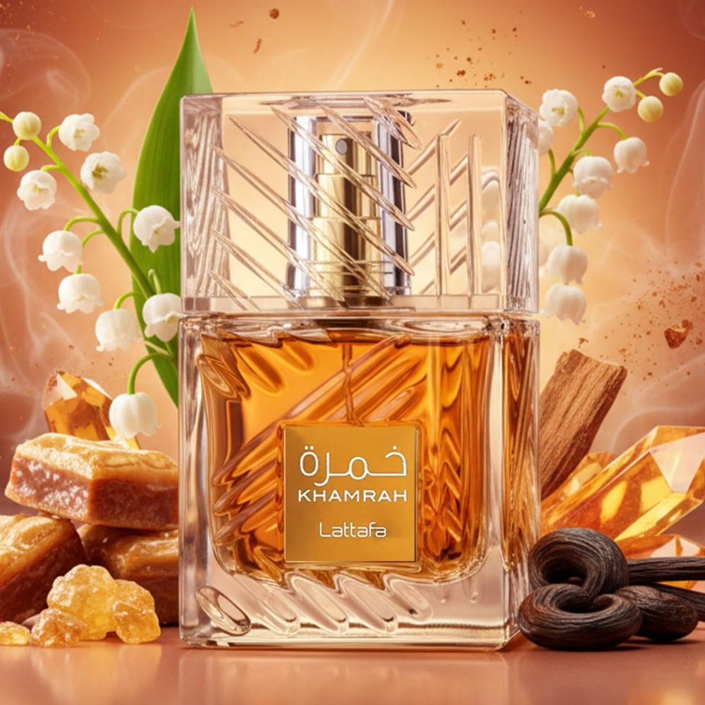 Lattafa Unisex Perfume Lattafa Khamrah Eau de Parfum Unisex Fragrance Spray (100ml)