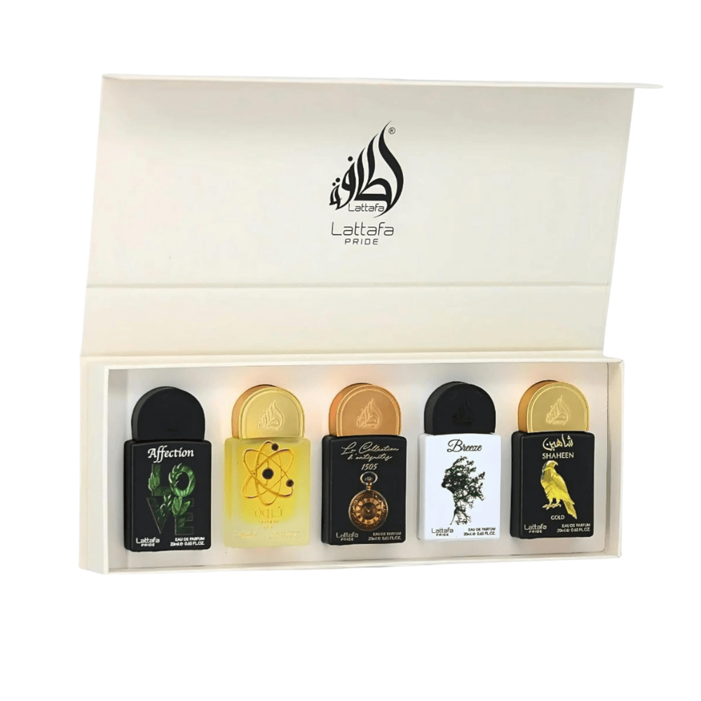 Lattafa Unisex Perfume Lattafa Pride Collection No. 1 Eau de Parfum Unisex Fragrance Spray Gift Set (5 x 20ml)