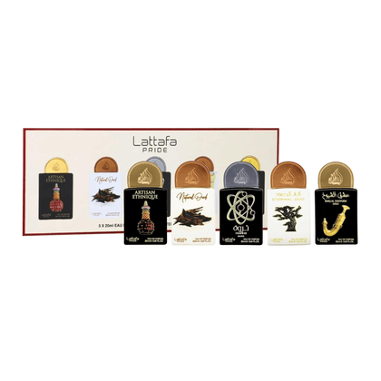 Lattafa Unisex Perfume Lattafa Pride Collection No. 2 Eau de Parfum Unisex Fragrance Gift Set (5 x 20ml)