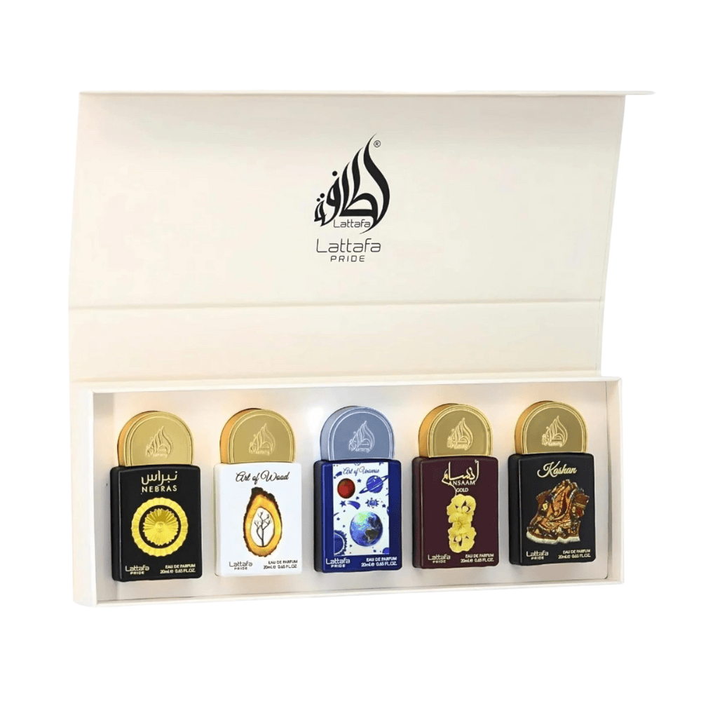 Lattafa Unisex Perfume Lattafa Pride Collection No. 3 Eau de Parfum Unisex Fragrance Gift Set (5 x 20ml)