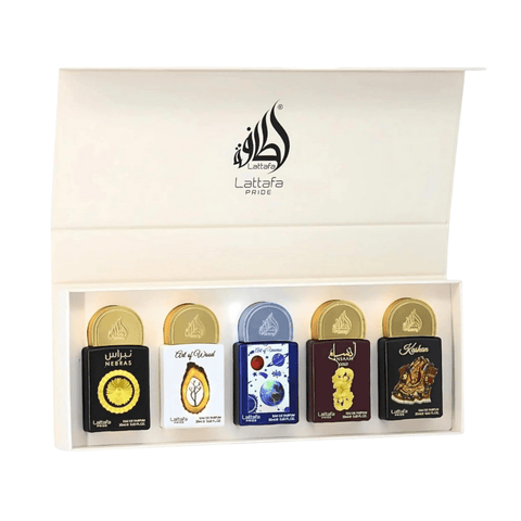 Lattafa Unisex Perfume Lattafa Pride Collection No. 3 Eau de Parfum Unisex Fragrance Gift Set (5 x 20ml)
