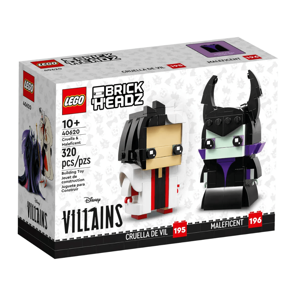 LEGO LEGO LEGO BrickHeadz Cruella & Maleficent (40620)