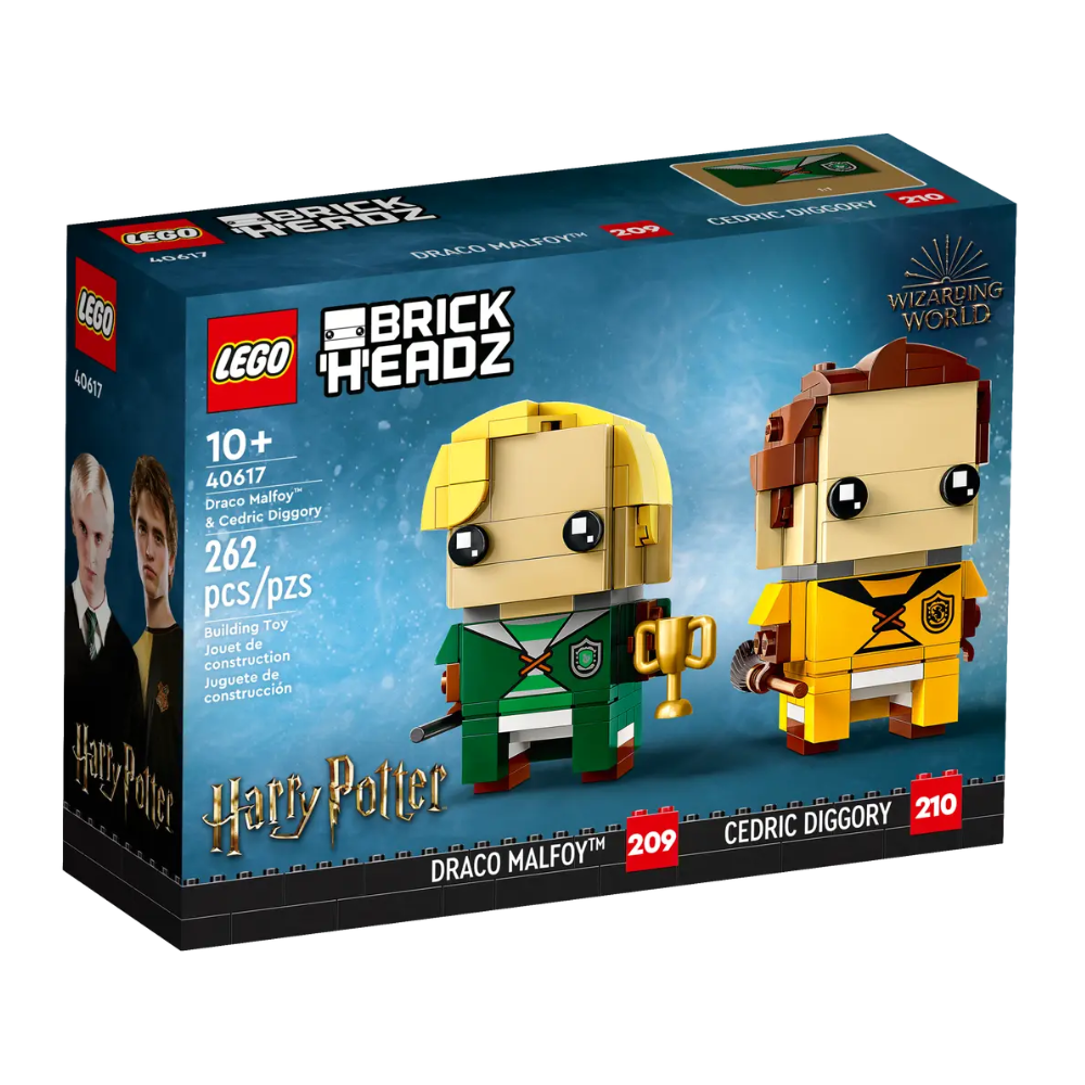 LEGO LEGO LEGO BrickHeadz Draco Malfoy & Cedric Diggory (40617)