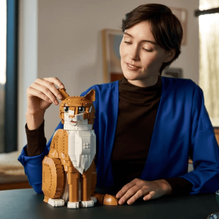 LEGO LEGO LEGO Ideas 21376 Orange Cat