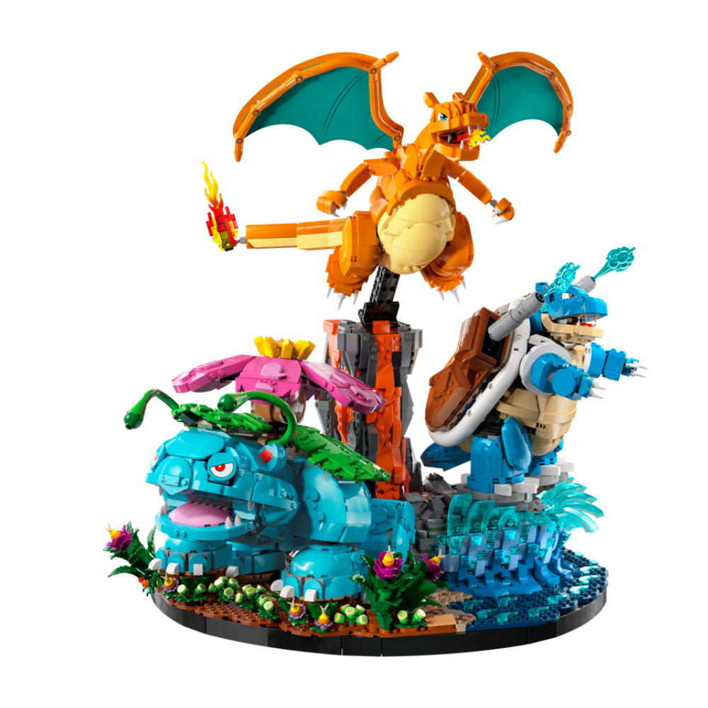 LEGO LEGO LEGO Pokemon Venusaur, Charizard & Blastoise 72153