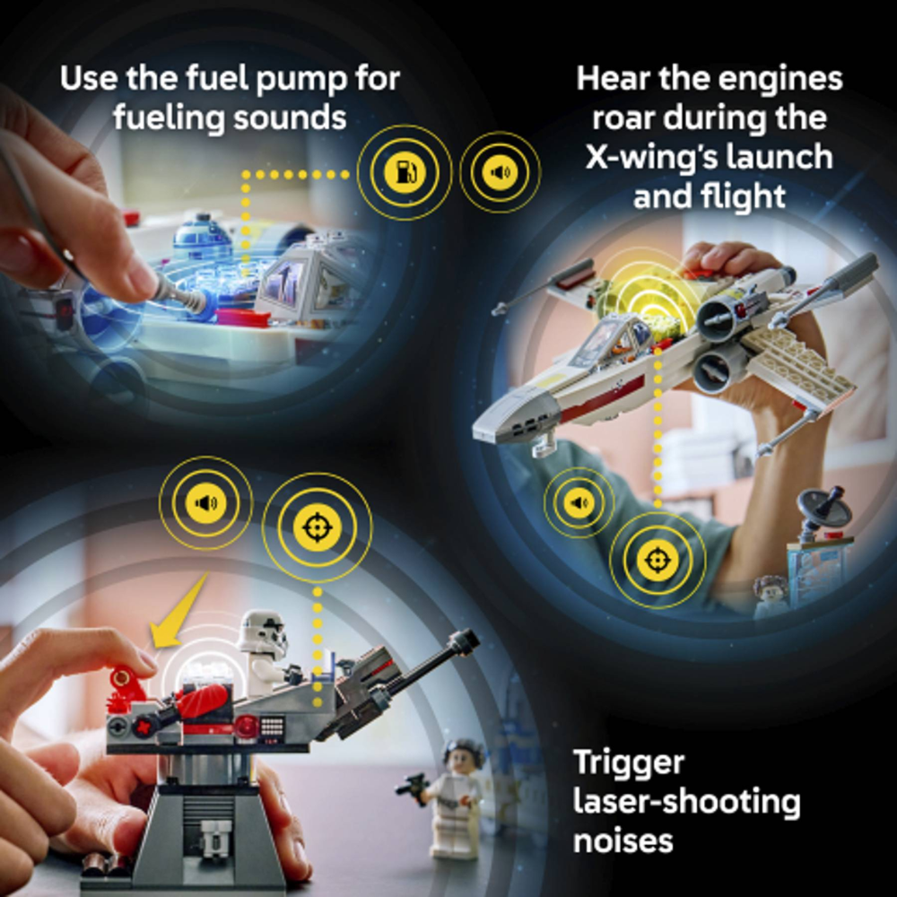 LEGO LEGO LEGO Star Wars SMART Play: Luke's Red Five X-Wing (75423)