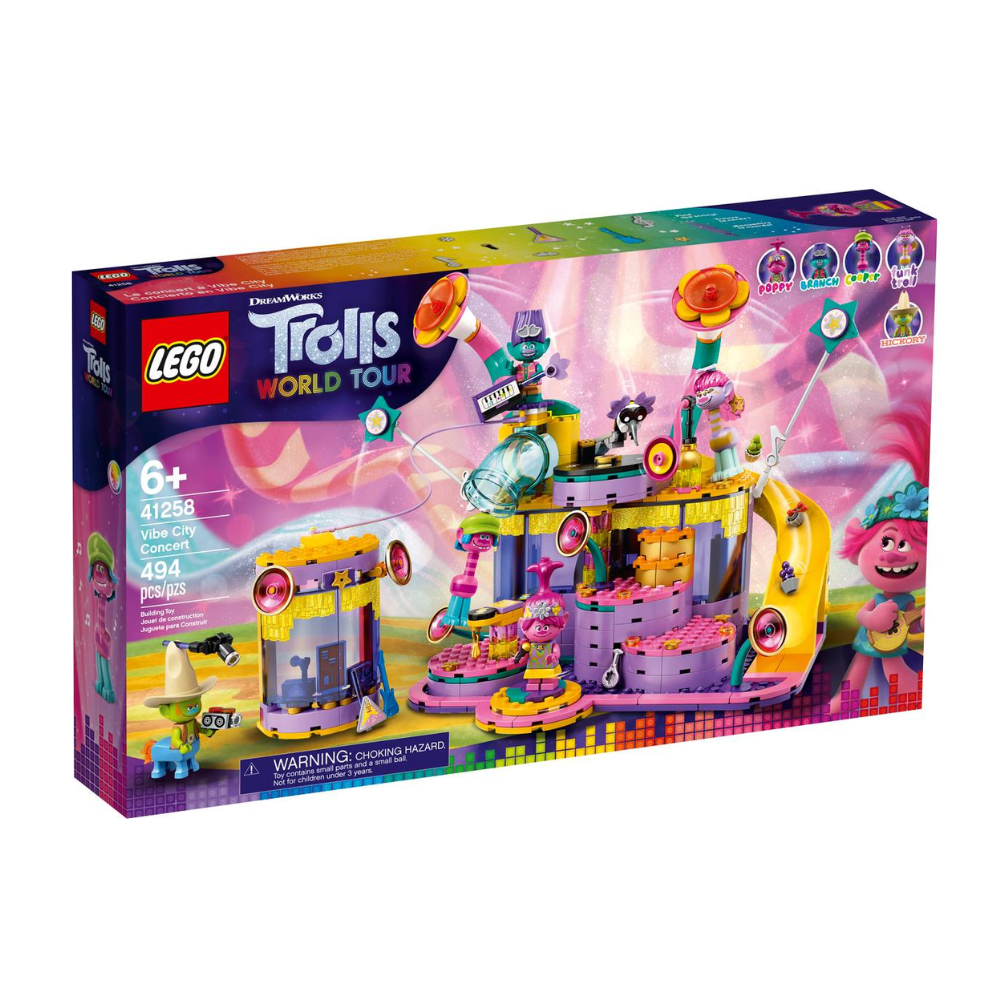 LEGO LEGO LEGO Trolls Vibe City Concert World Tour (41258)