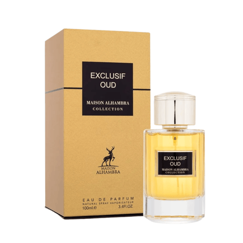 Maison Alhambra Unisex Perfume Maison Alhambra Exclusif Oud Eau de Parfum Unisex Fragrance Spray (100ml)