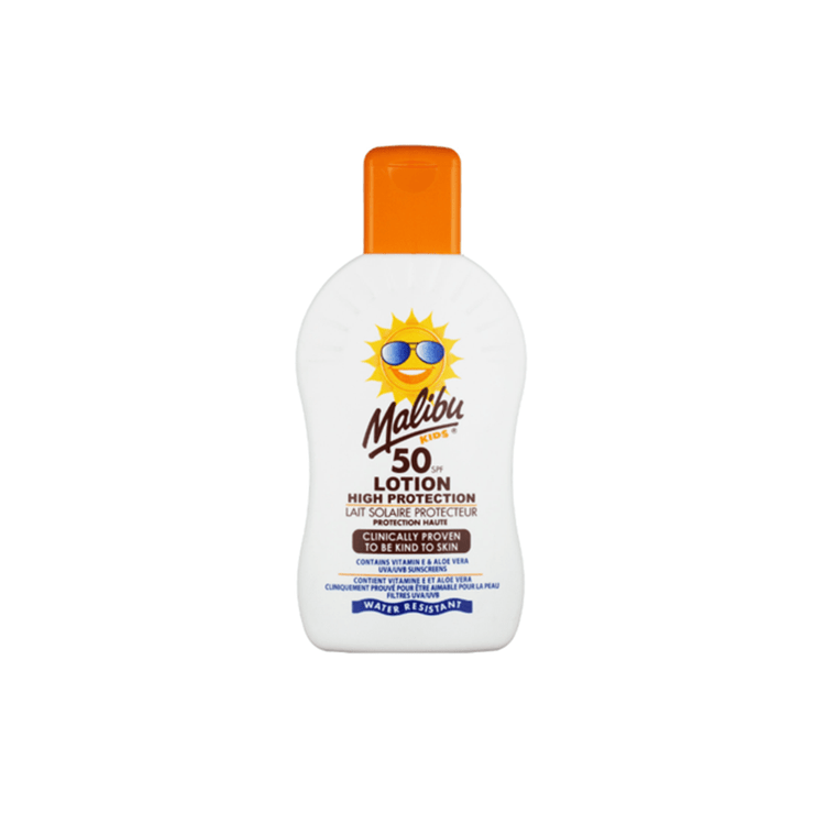 Malibu Sun Cream SPF50 Malibu Kids Sun Lotion (200ml) (SPF50)