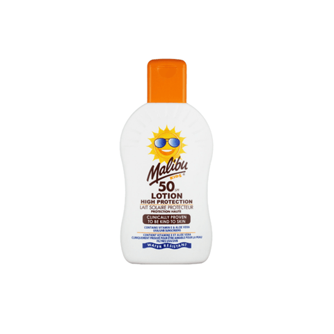 Malibu Sun Cream SPF50 Malibu Kids Sun Lotion (200ml) (SPF50)