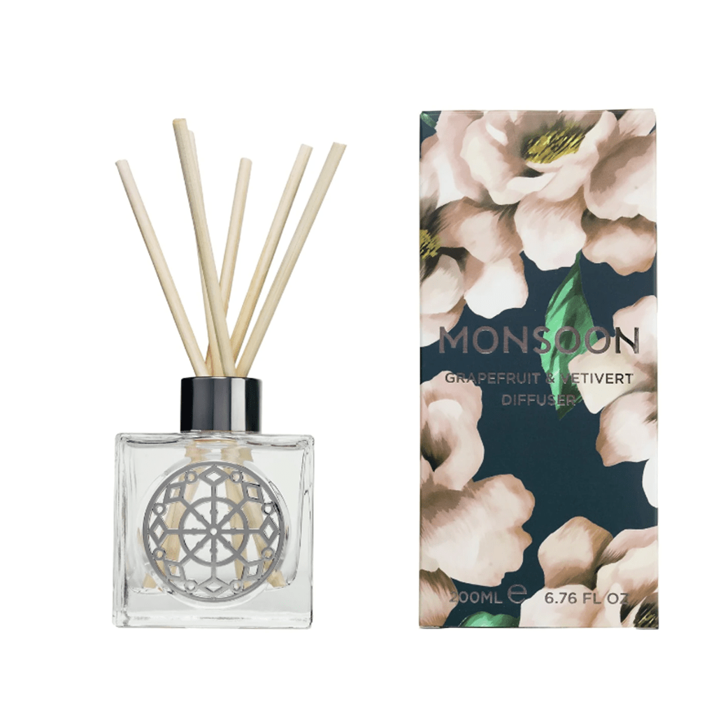 Monsoon Diffuser Monsoon Grapefruit and Vetiver Diffuser (200ml)