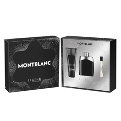 Montblanc Men's Aftershave Mont Blanc Legend Eau de Toilette Men's Aftershave Gift Set Spray (100ml) with 100ml Shower Gel + 7.5ml EDT