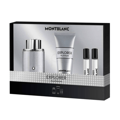 Montblanc Men's Aftershave Montblanc Explorer Platinum Eau de Parfum Men's Gift Set
