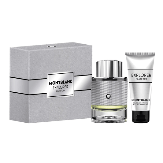 Montblanc Men's Aftershave Montblanc Explorer Platinum Gift Set (60ml EDP + 100ml Shower Gel)