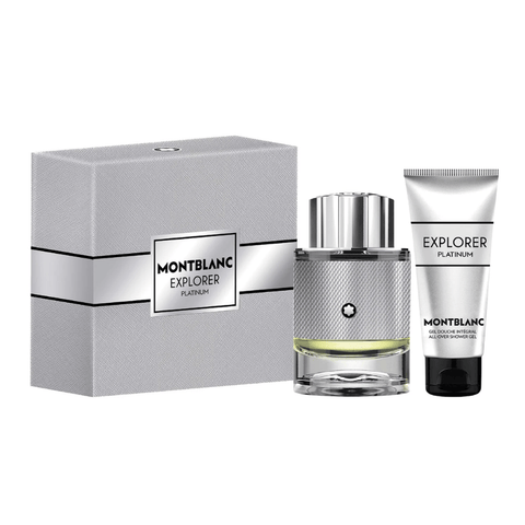 Montblanc Men's Aftershave Montblanc Explorer Platinum Gift Set (60ml EDP + 100ml Shower Gel)