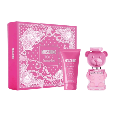 Moschino Women's Perfume Moschino Toy 2 Bubble Gum Eau de Toilette Women's Gift Set Spray (30ml) with Body Lotion