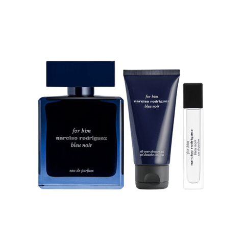 Narciso Rodriguez Men's Aftershave Narciso Rodriguez Bleu Noir Eau de Parfum Men's Aftershave Gift Set (100ml EDP + 50ml Shower Gel + 10ml EDP)
