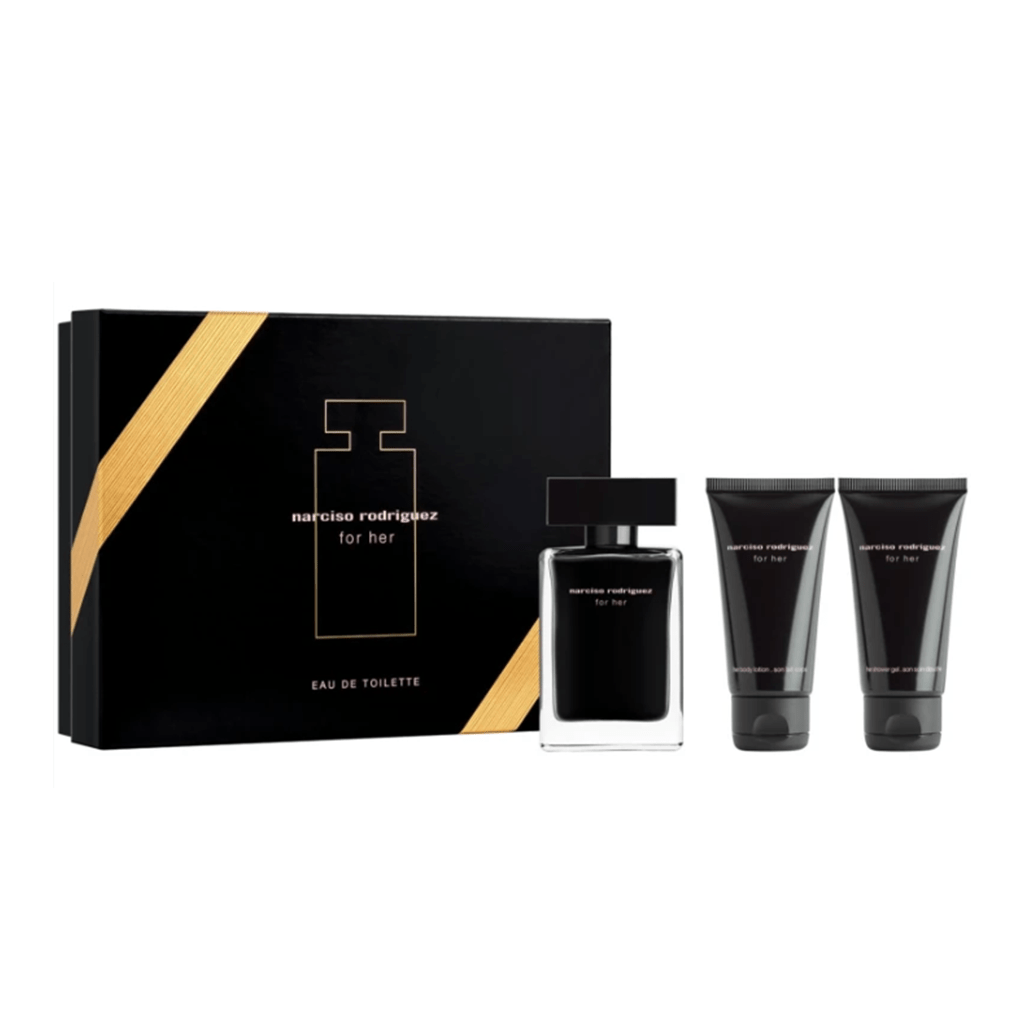 Narciso Rodriguez Women's Perfume Narciso Rodriguez Her Eau de Toilette Gift Set (50ml) with Shower Gel and Body Lotion