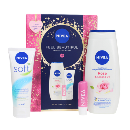 Nivea Skin Care Nivea Feel Beautiful 3pc Gift Set