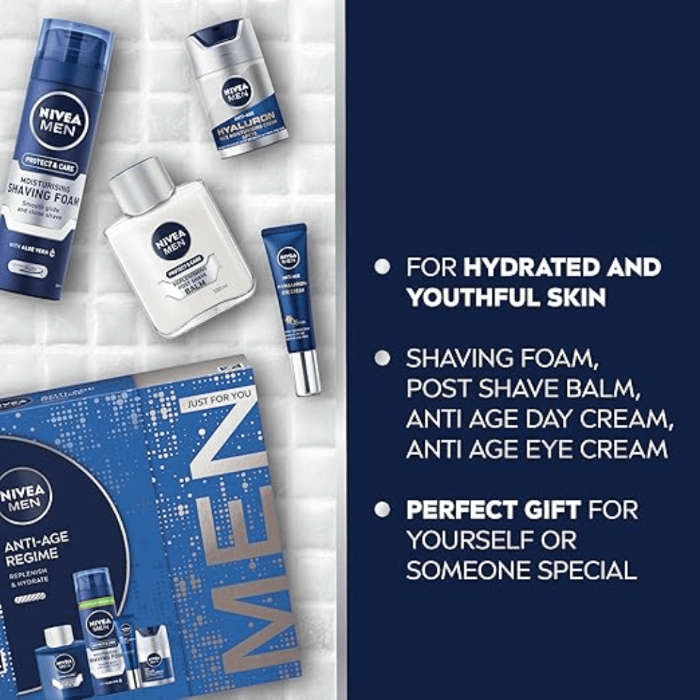Nivea Skin Care Nivea Men Anti Age Regime 4pc Gift Set