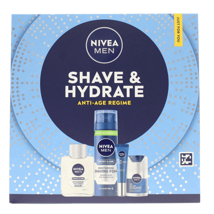 Nivea Skin Care Nivea Men Shave & Hydrate 4pc Gift Set