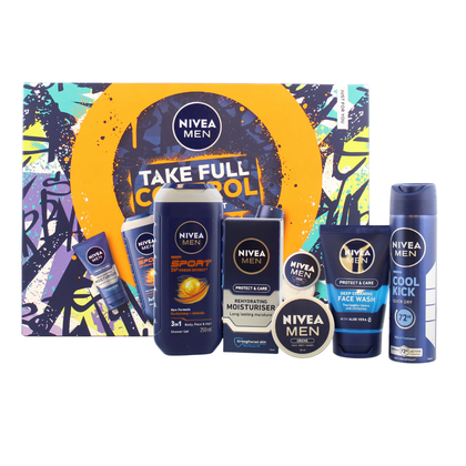 Nivea Skin Care Nivea Men Take Full Control Men's Skincare 5pc Gift Set
