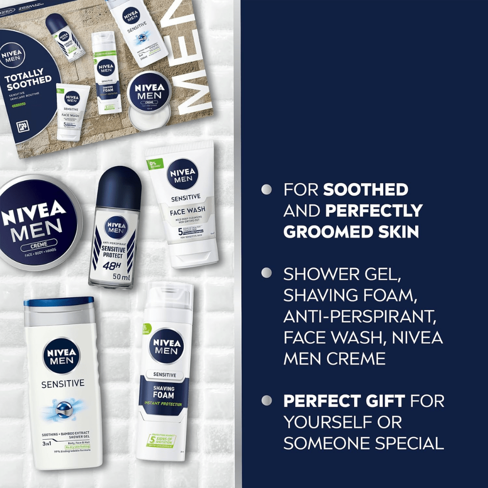 Nivea Skin Care Nivea Men Totally Soothed 5pc Gift Set