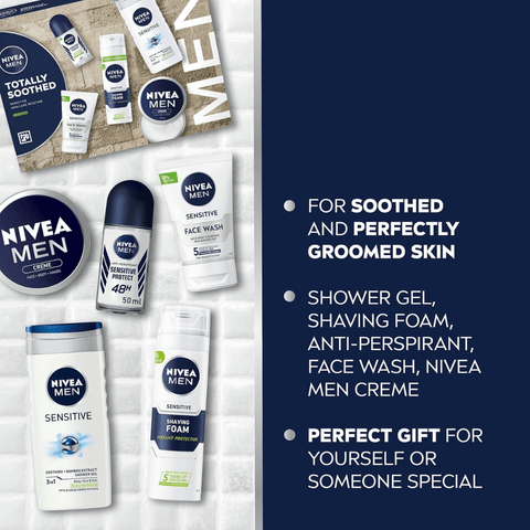 Nivea Skin Care Nivea Men Totally Soothed 5pc Gift Set