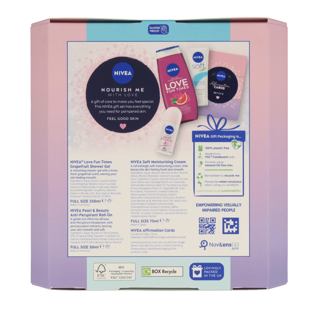 Nivea Skin Care Nivea Nourish Me With Love 4pc Gift Set