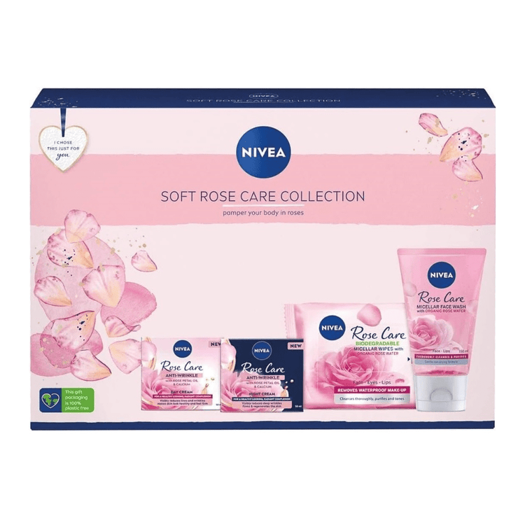 Nivea Skin Care Nivea Soft Rose Care 4pc Gift Set