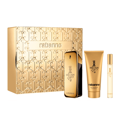 Paco Rabanne Men's Aftershave Paco Rabanne 1 Million Eau de Toilette Men's Aftershave Gift Set (100ml) with 10ml EDT & Shower Gel
