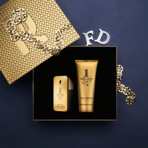 Paco Rabanne Men's Aftershave Paco Rabanne 1 Million Men's Aftershave Gift Set (50ml EDT + 100ml Shower Gel)