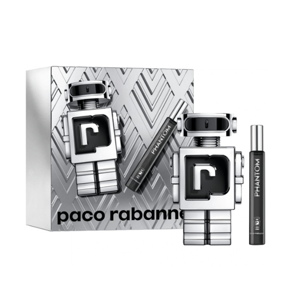 Paco Rabanne Men's Aftershave Paco Rabanne Phantom Eau De Toilette Gift Set Spray (100ml) with 20ml EDT