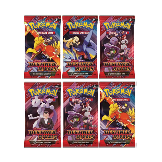 Pokemon Pokemon Pokemon Scarlet & Violet Destined Rivals Booster Pack (6 Packs)