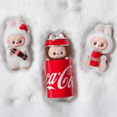 Pop Mart Plushie Labubu THE MONSTERS Coca Cola Series - Vinyl Plush Pendant Blind Box