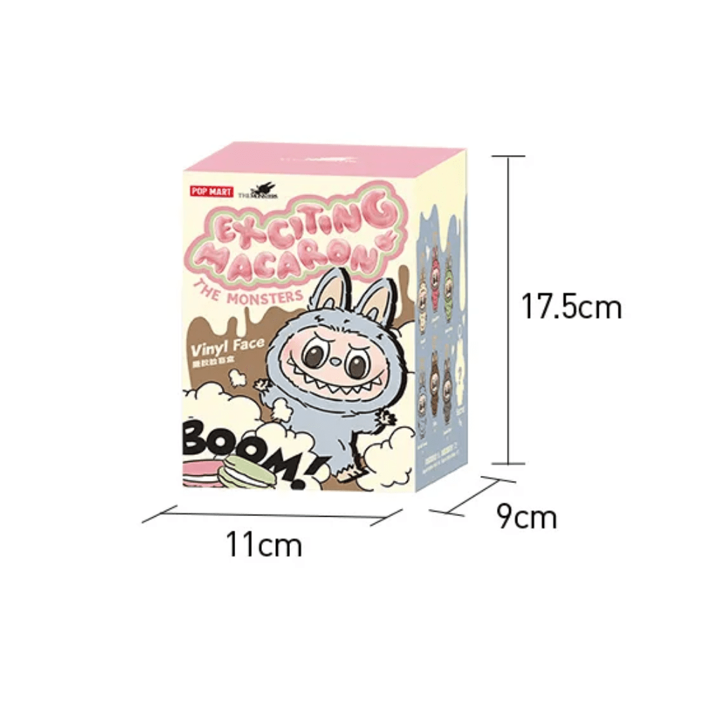 Pop Mart Plushie Labubu THE MONSTERS Exciting Macaron - Vinyl Plush Pendant Blind Box