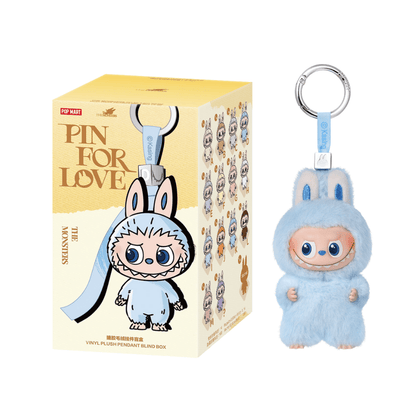 Pop Mart Plushie Labubu THE MONSTERS Pin For Love A-M Series - Vinyl Plush Pendant Blind Box