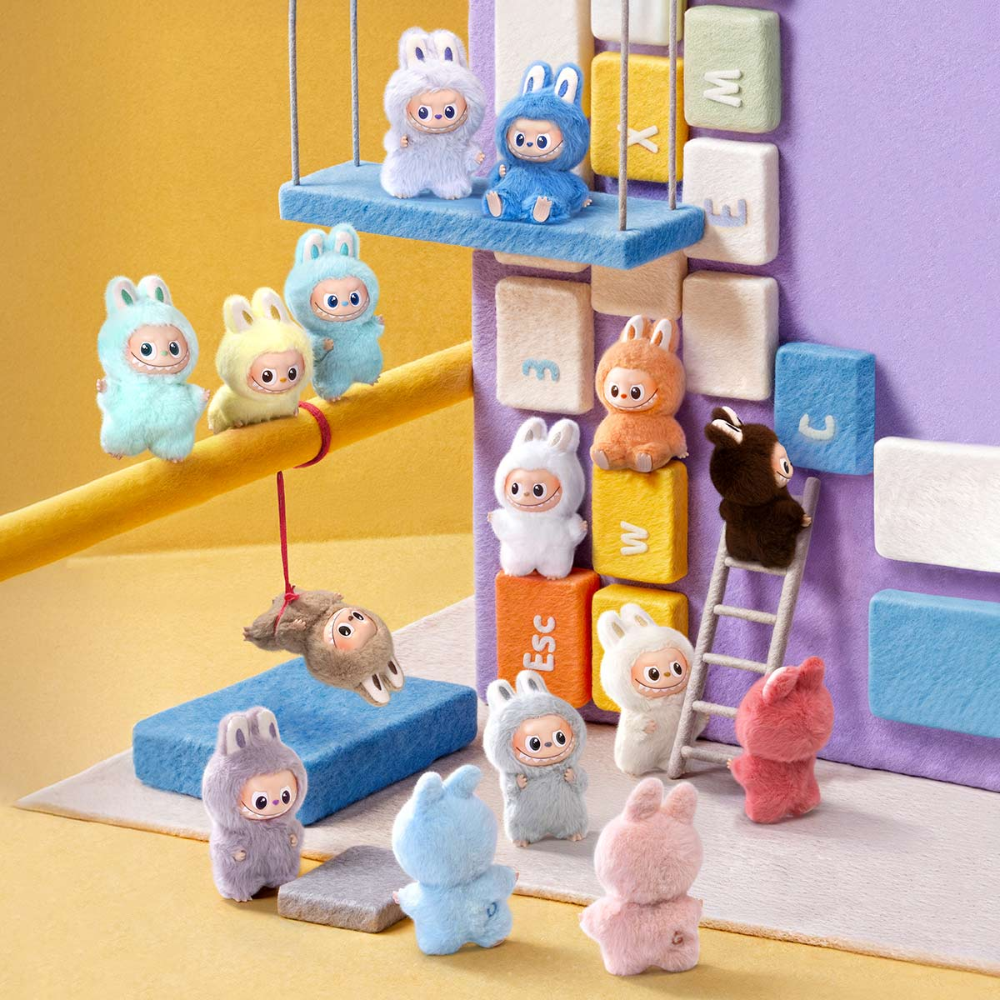 Pop Mart Plushie Labubu THE MONSTERS Pin For Love A-M Series - Vinyl Plush Pendant Blind Box